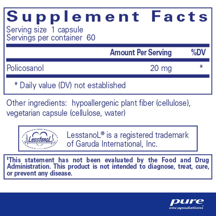 Policosanol 20 mg - Pharmedico