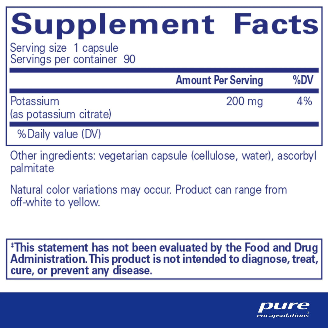 Potassium (citrate) - Pharmedico