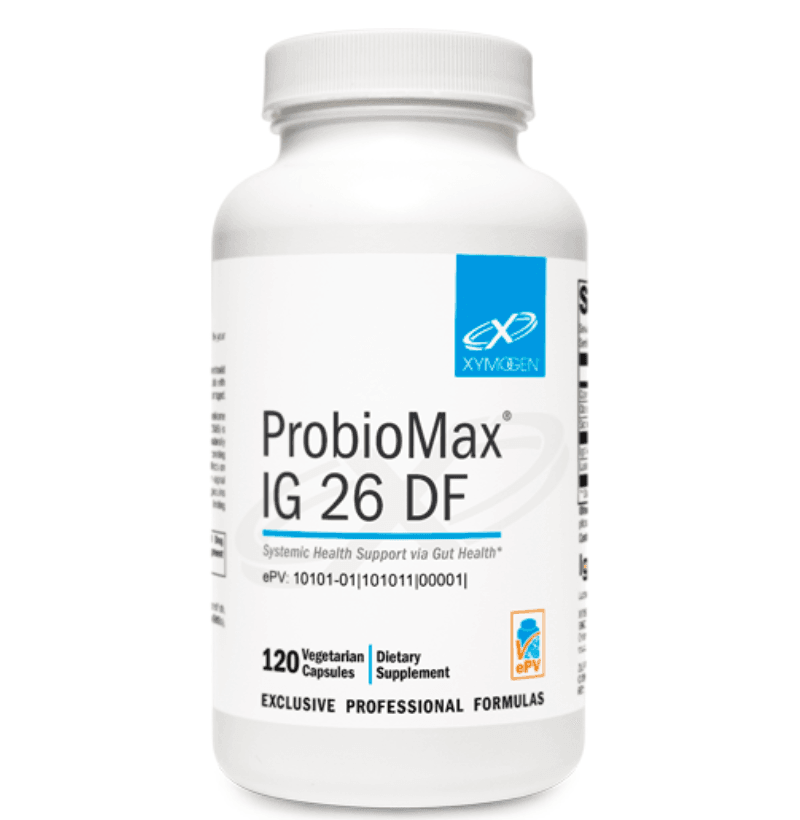 This is a ProbioMax® IG 26 DF 120ct cap