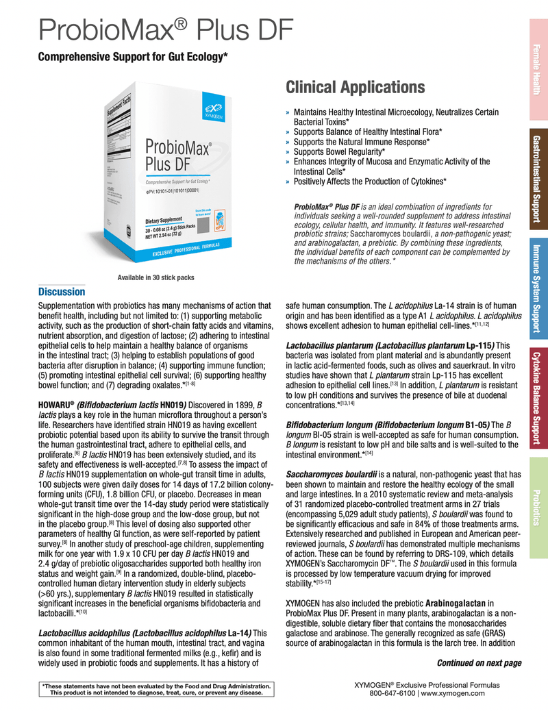 ProbioMax® Plus DF - Pharmedico