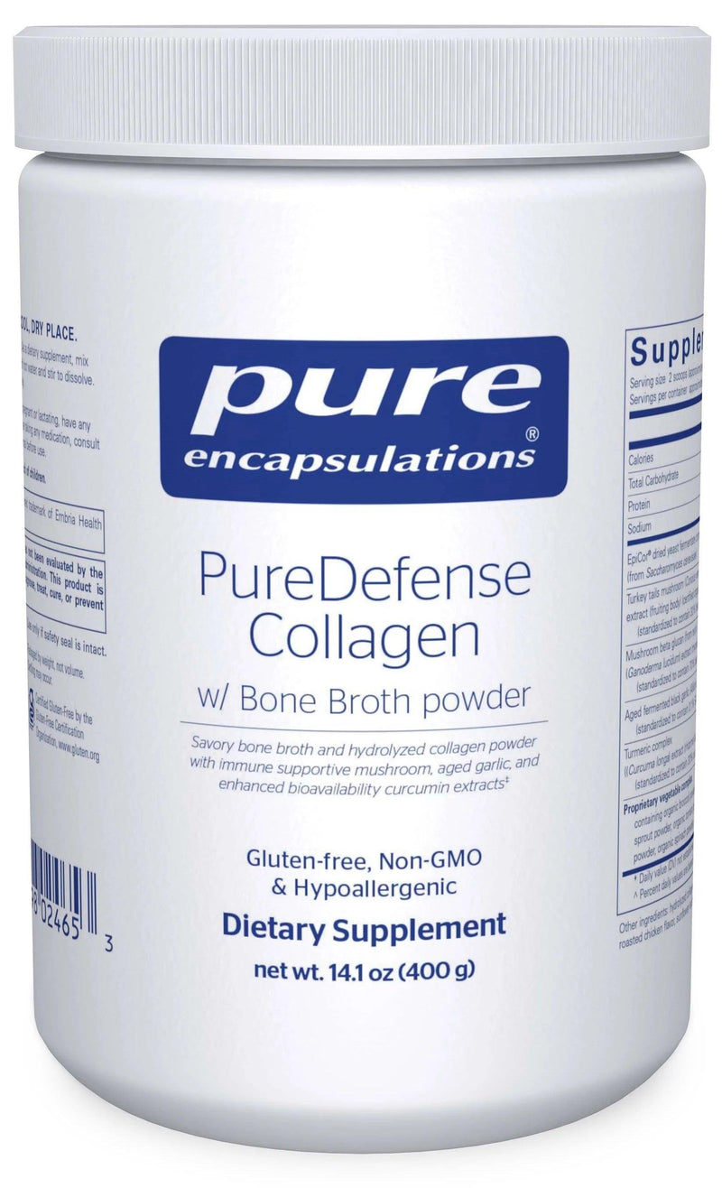 PureDefense Collagen w/ Bone Broth powder - Pharmedico