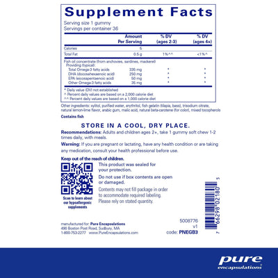 PureNutrients EPA/DHA Gummy - Pharmedico