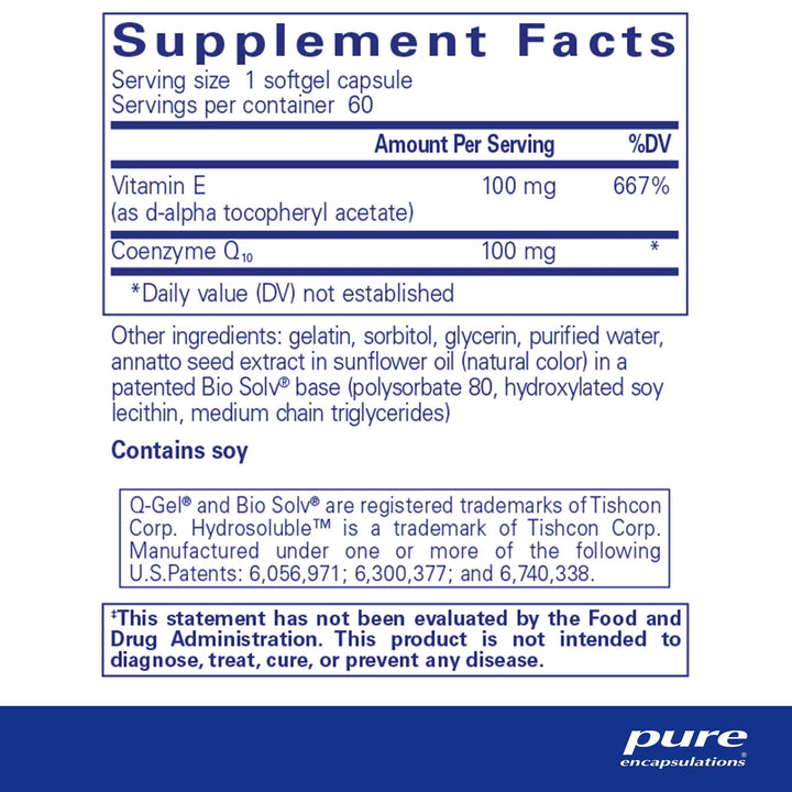 Q-Gel® (Hydrosoluble™ CoQ10) 100 mg - Pharmedico