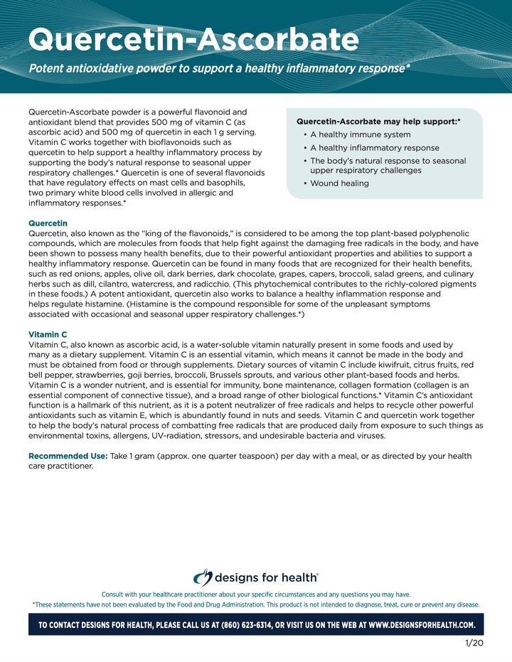 Quercetin Ascorbate - Pharmedico