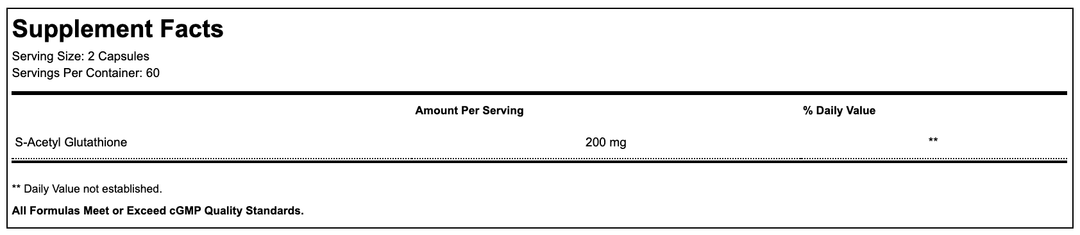 This is a S-Acetyl Glutathione