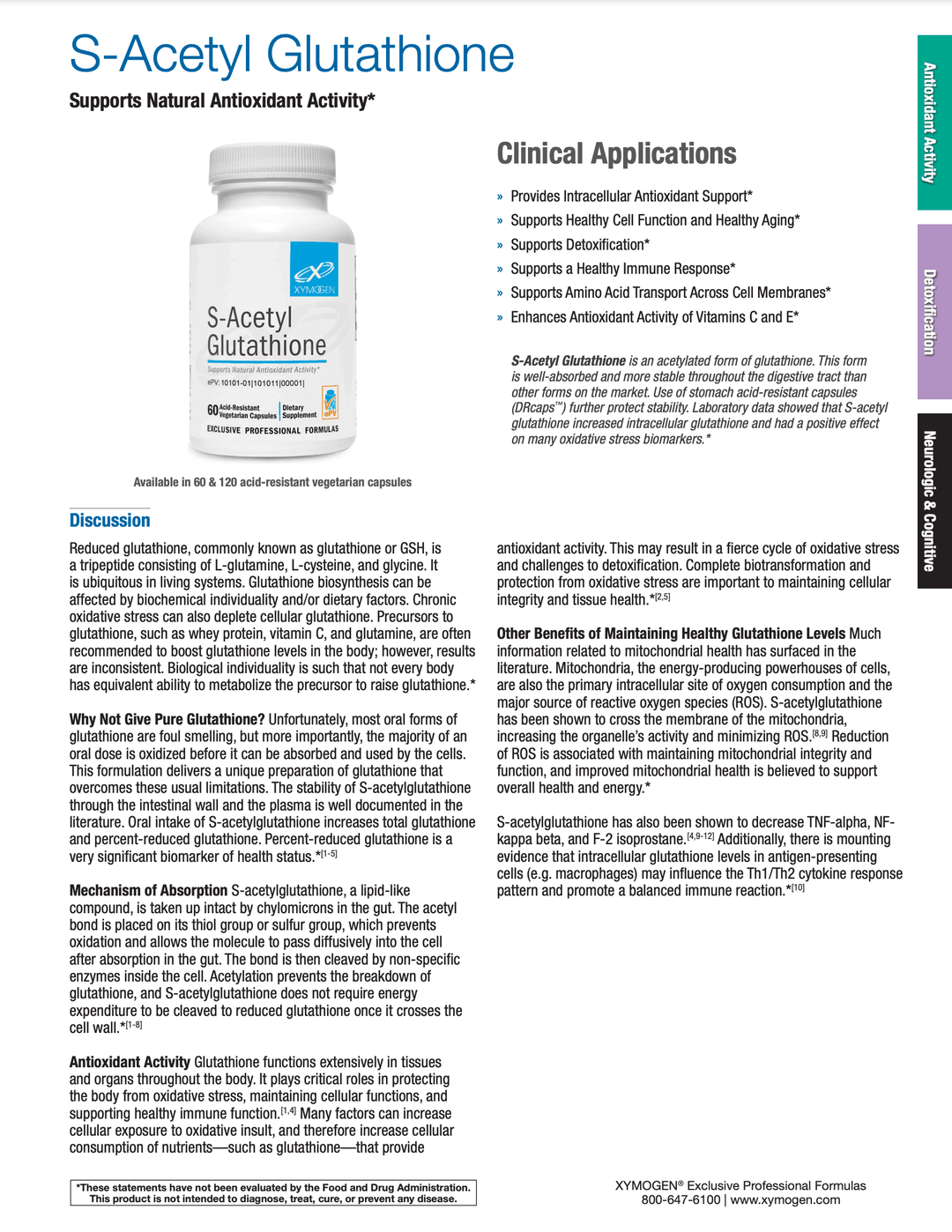 This is a S-Acetyl Glutathione