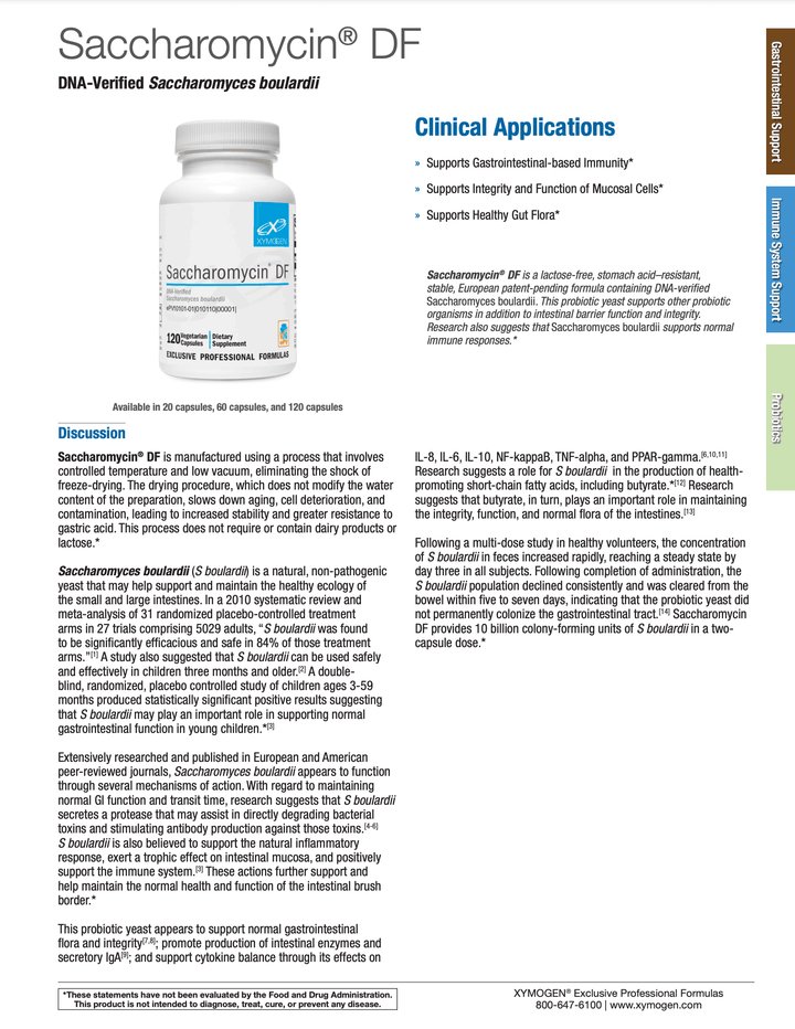 This is Saccharomycin® DF