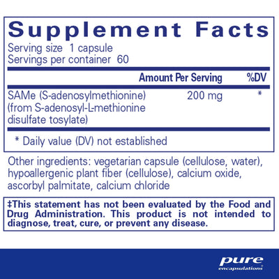 SAMe (S-Adenosylmethionine) - Pharmedico