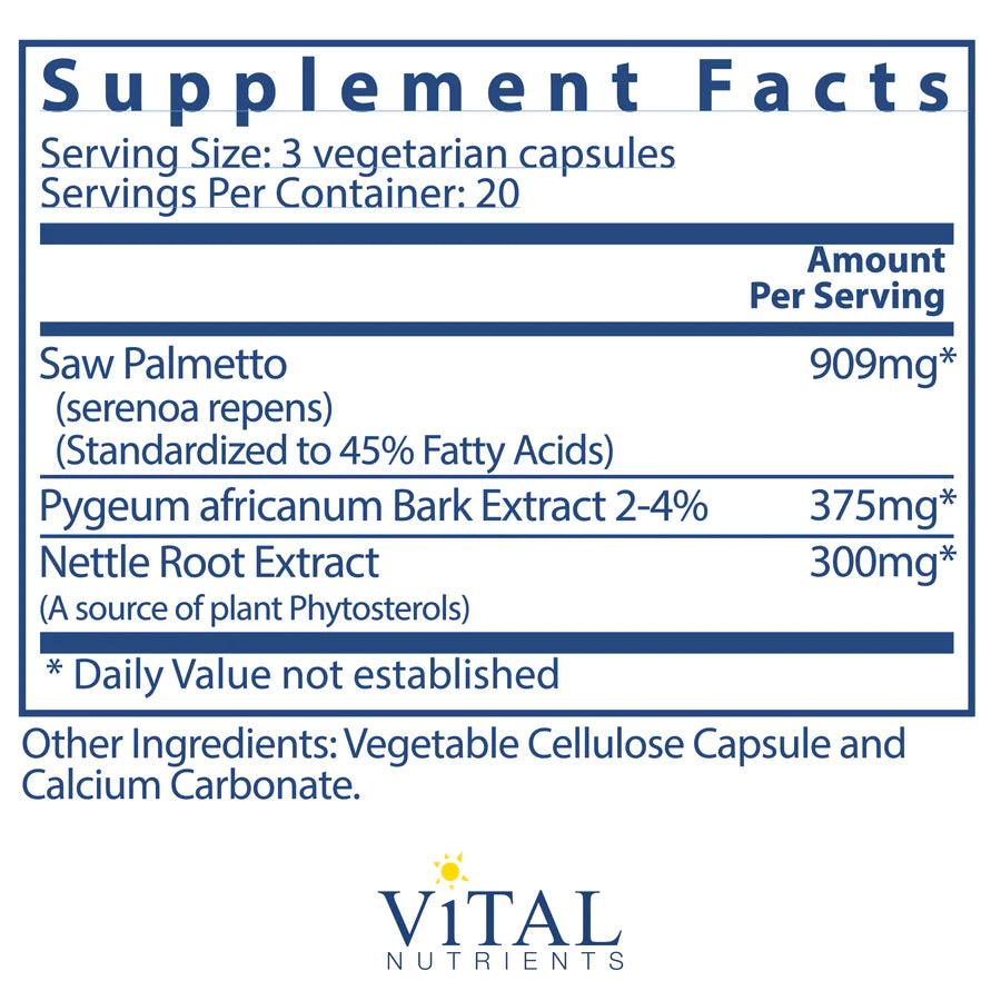 Saw Palmetto Pygeum Nettle Root - Pharmedico