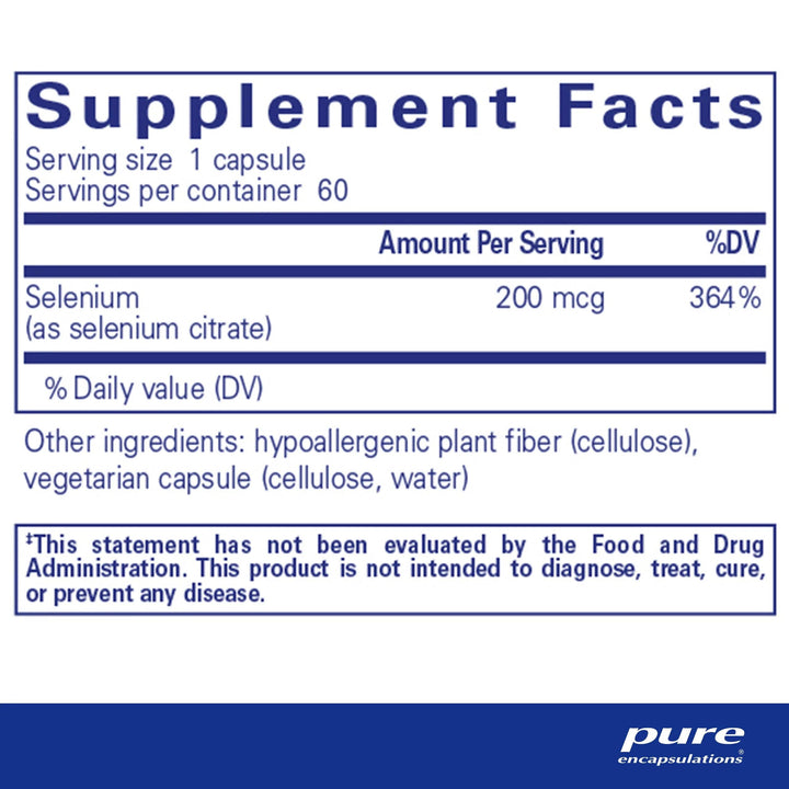 Selenium (citrate) - Pharmedico