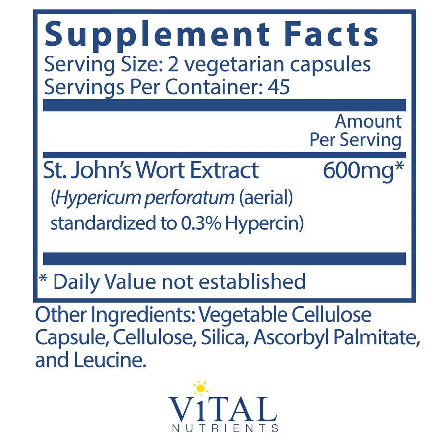 St. John's Wort 0.3% Standardized Extract - Pharmedico