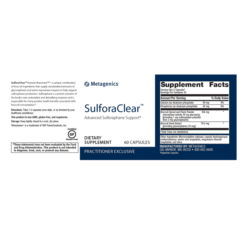 SulforaClear Label