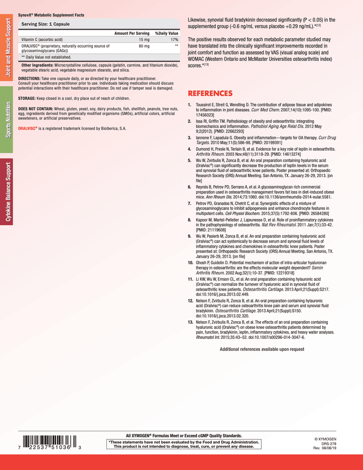 synovx metabolic info 2