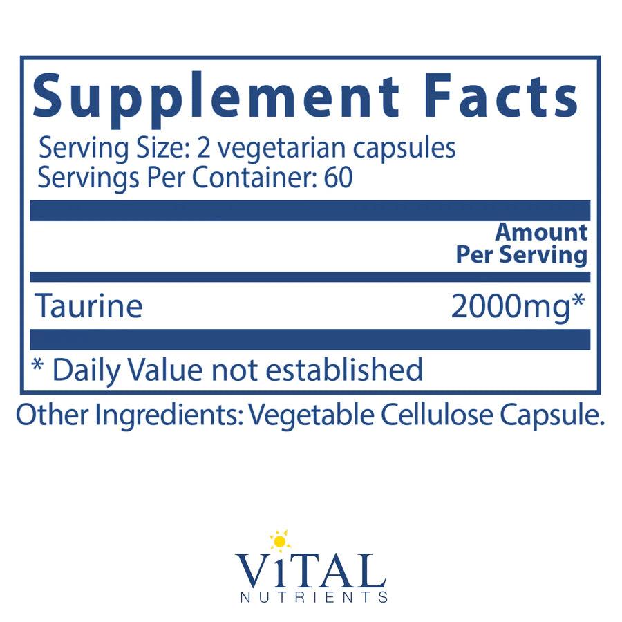 Taurine 1000mg - Pharmedico