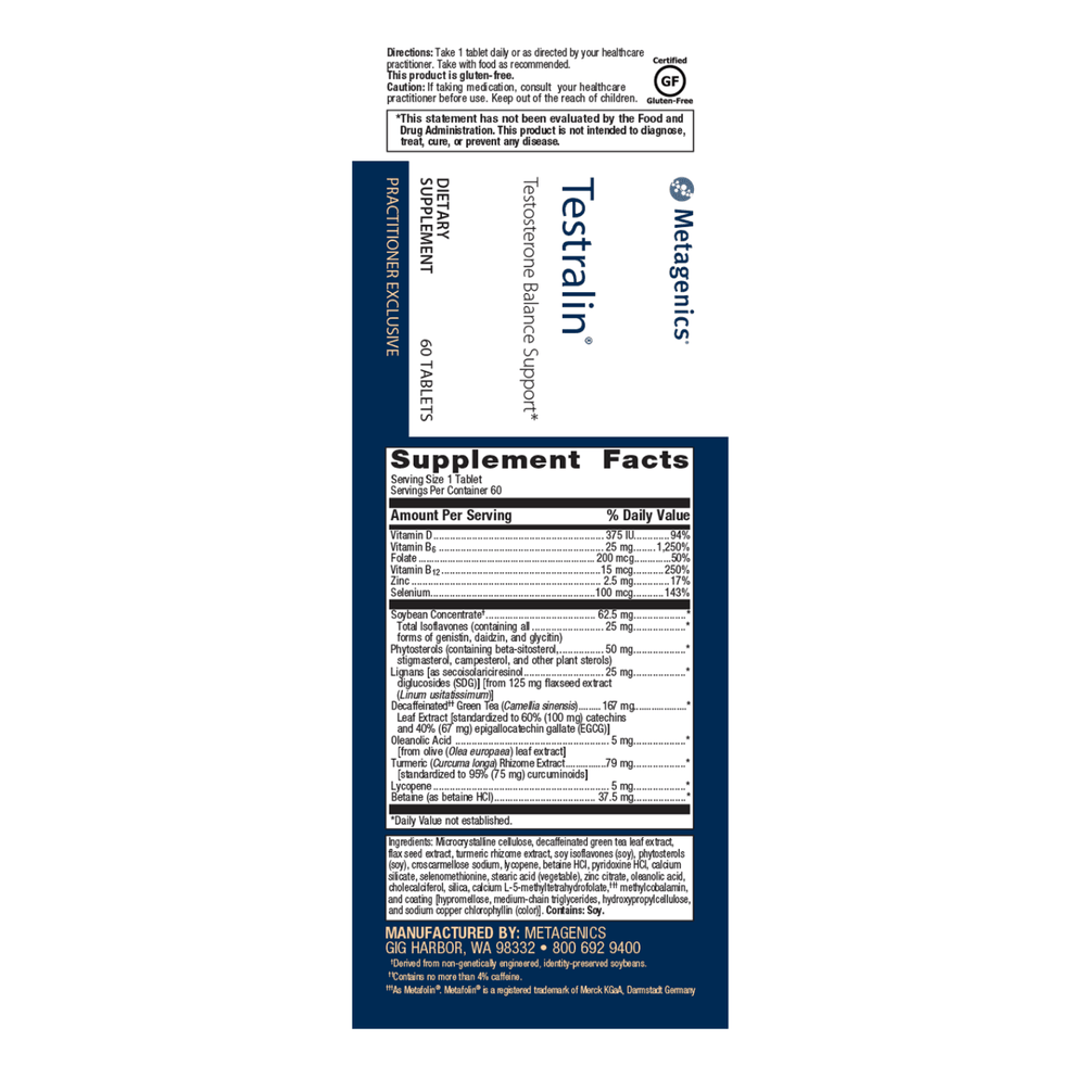 Testralin label - Pharmedico