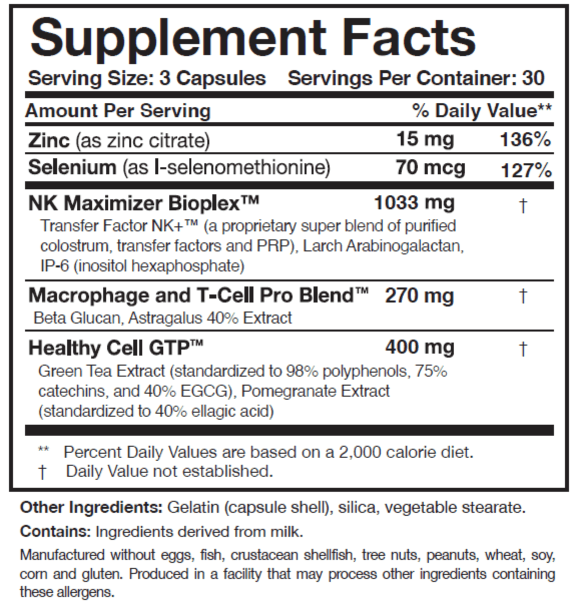 This is a Transfer Factor Multi-Immune™ (Mushroom-free) 90ct