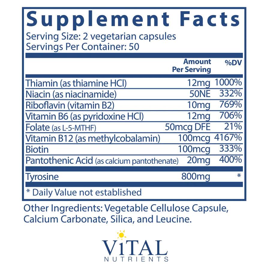 Tyrosine and B Vitamins - Pharmedico