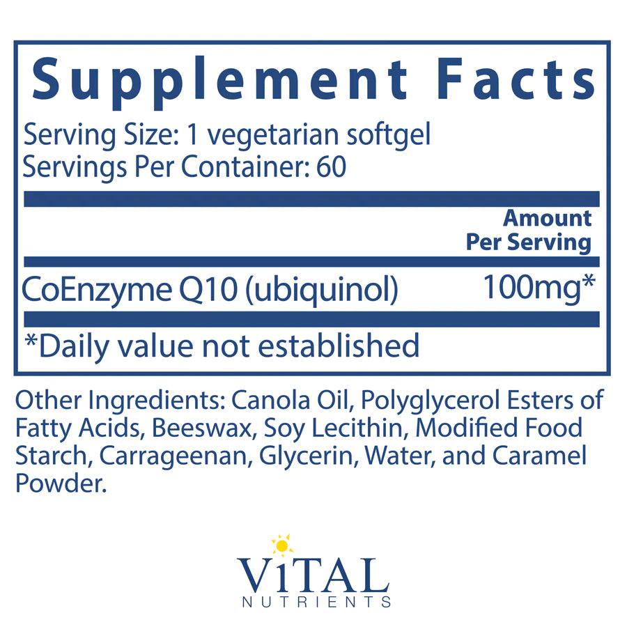 Ubiquinol CoQ10 100mg - Pharmedico