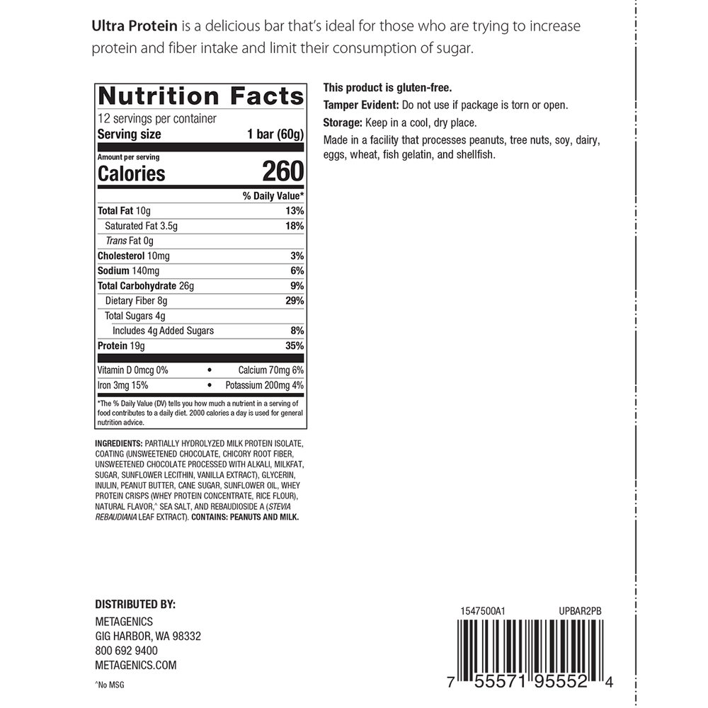 protein bar info