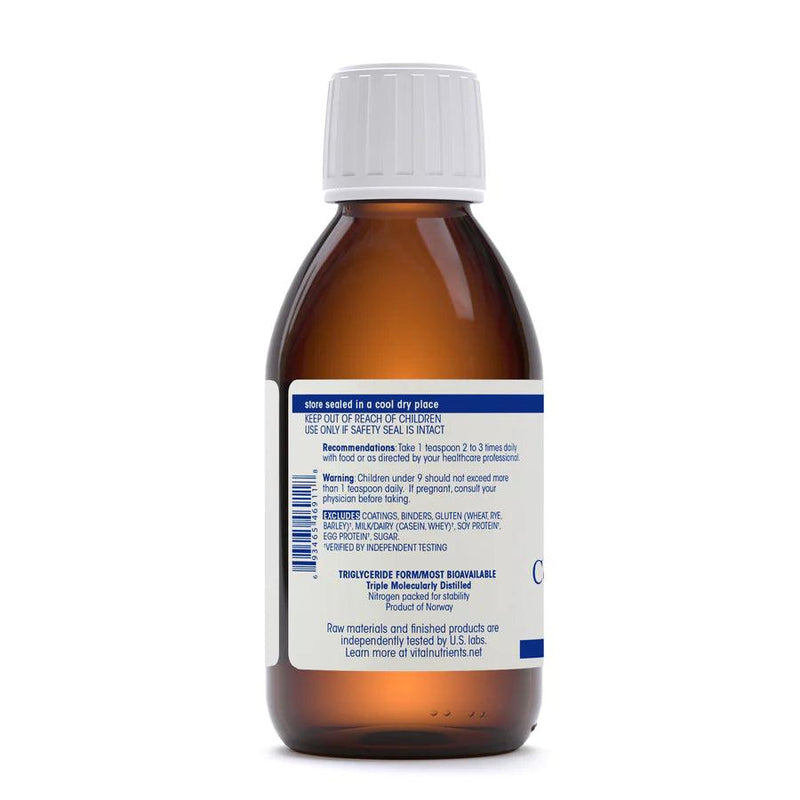 Ultra Pure® Cod Liver Oil 1025 Pharmaceutical Grade - Pharmedico