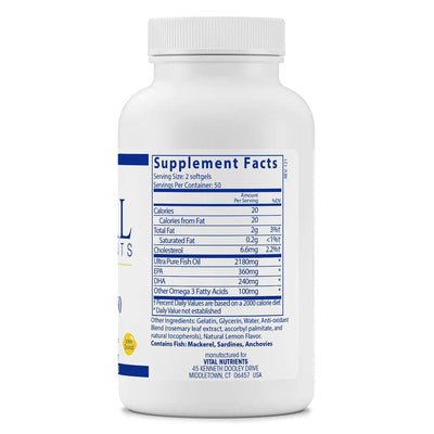Ultra Pure® Fish Oil 350 Triglyceride Form Pharmaceutical Grade - Pharmedico