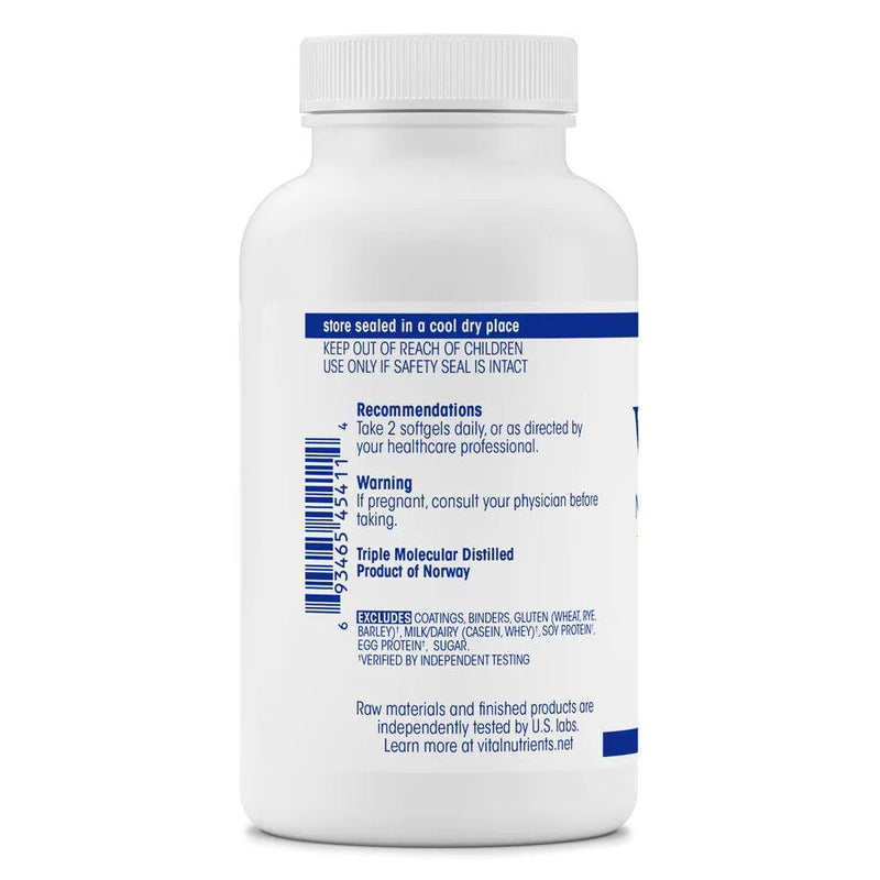 Ultra Pure® Fish Oil 675 High Omega-3 DHA Pharmaceutical Grade - Pharmedico