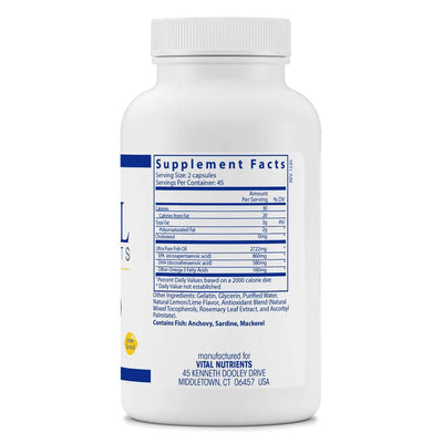 Ultra Pure® Fish Oil 800 Triglyceride Form Pharmaceutical Grade - Pharmedico