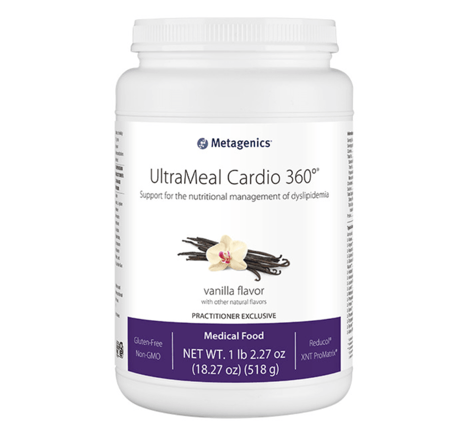 UltraMeal Cardio 360 Vanilla flavor jar