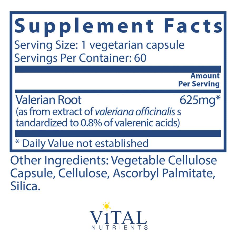 Valerian Root 625mg - Pharmedico