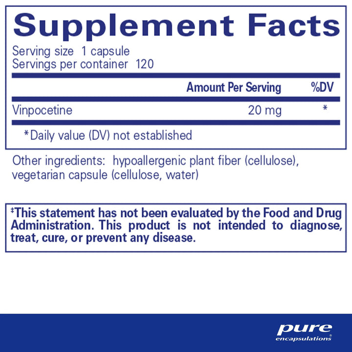 Vinpocetine 20 mg - Pharmedico