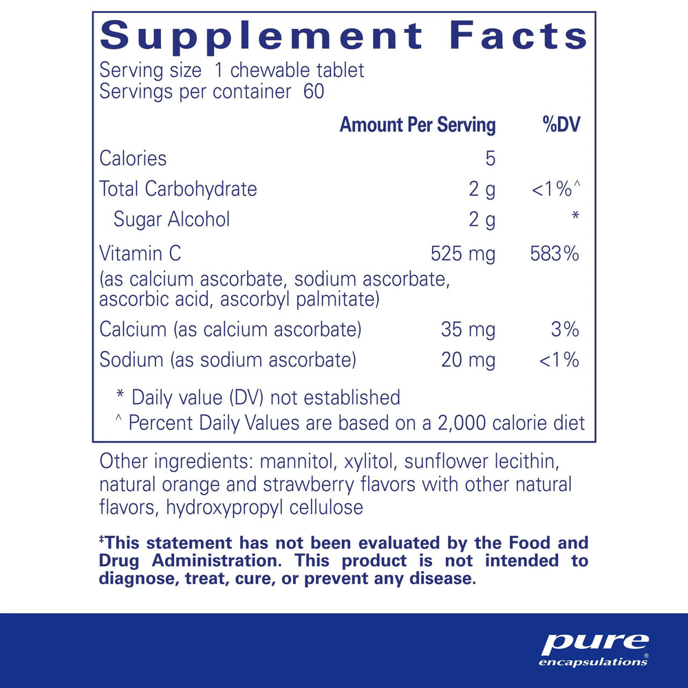 Vitamin C chewables - Pharmedico