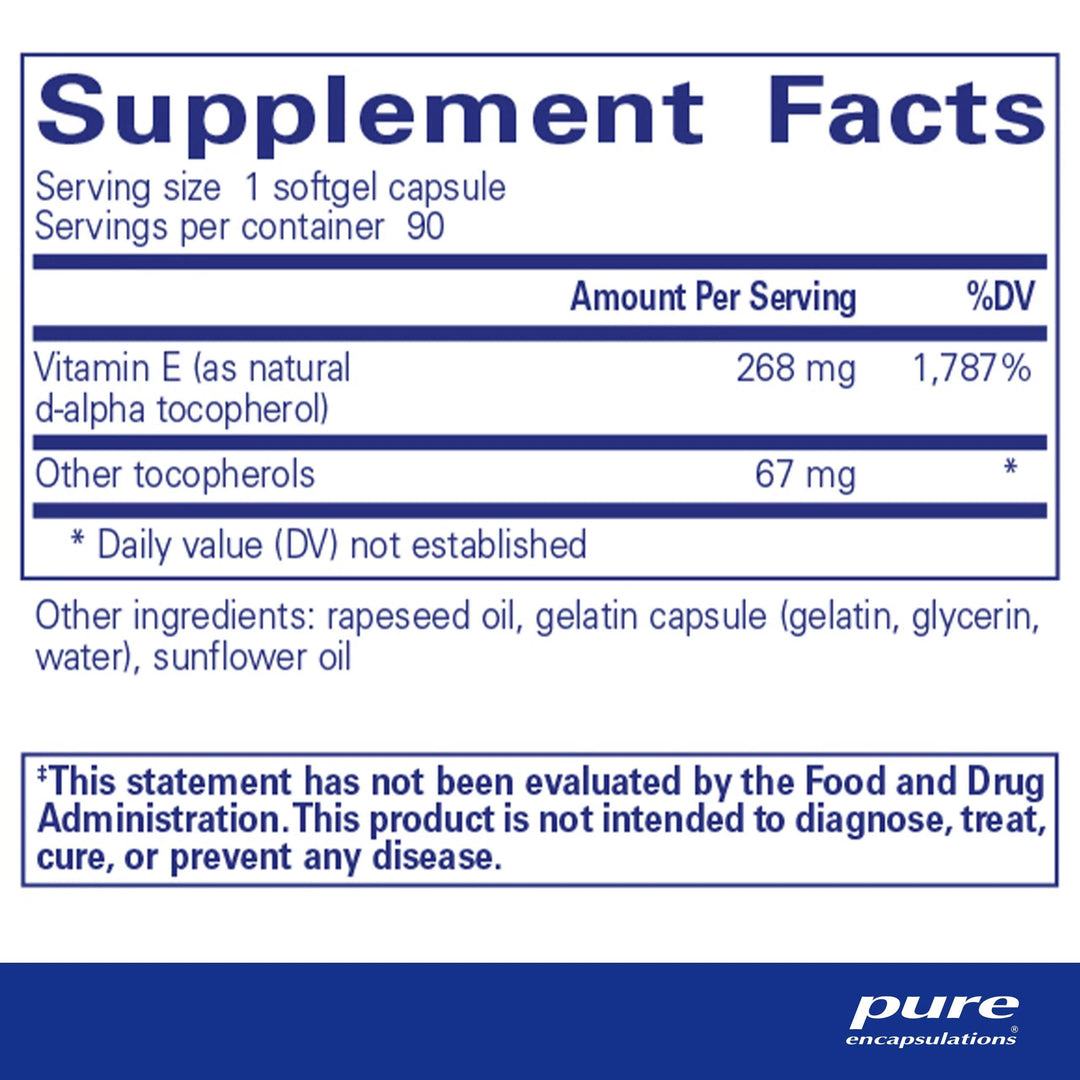 Vitamin E (with mixed tocopherols) - Pharmedico