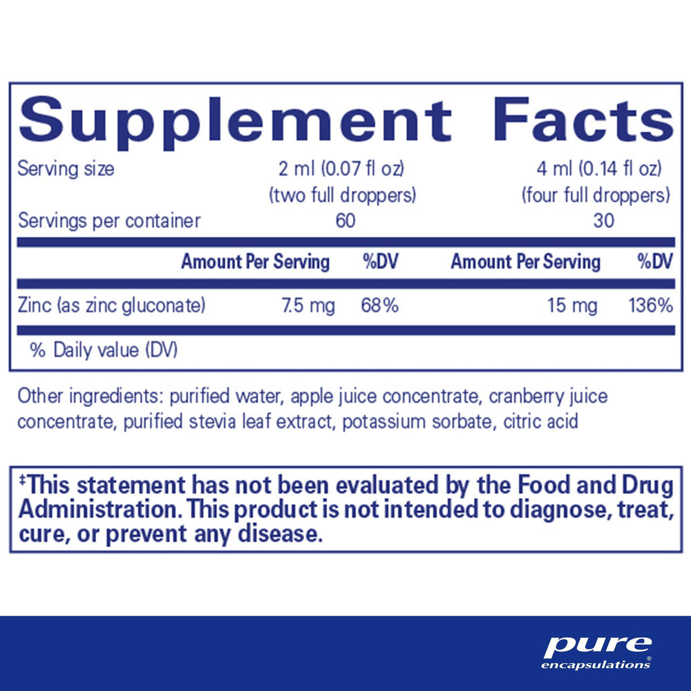 Zinc liquid 15 mg - Pharmedico